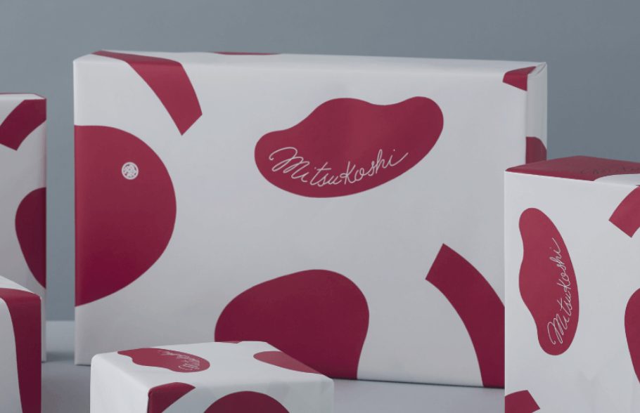 三越の包装紙「華ひらく」