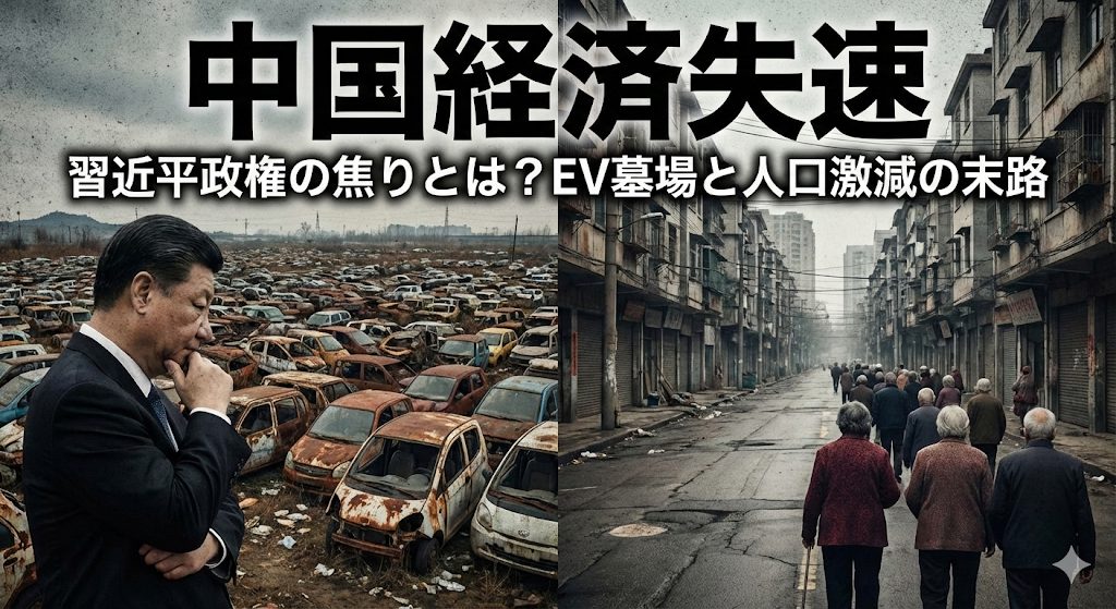 習近平政権の焦りとは？EV墓場と人口激減の末路
