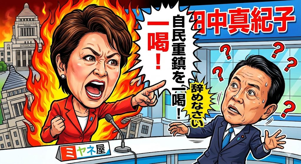 田中真紀子ミヤネ屋で自民重鎮を一喝！