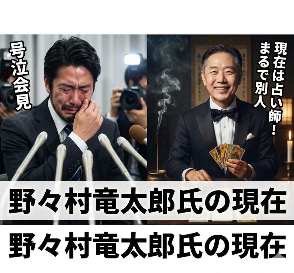 号泣会見：野々村竜太郎氏の現在は占い師！まるで別人！
