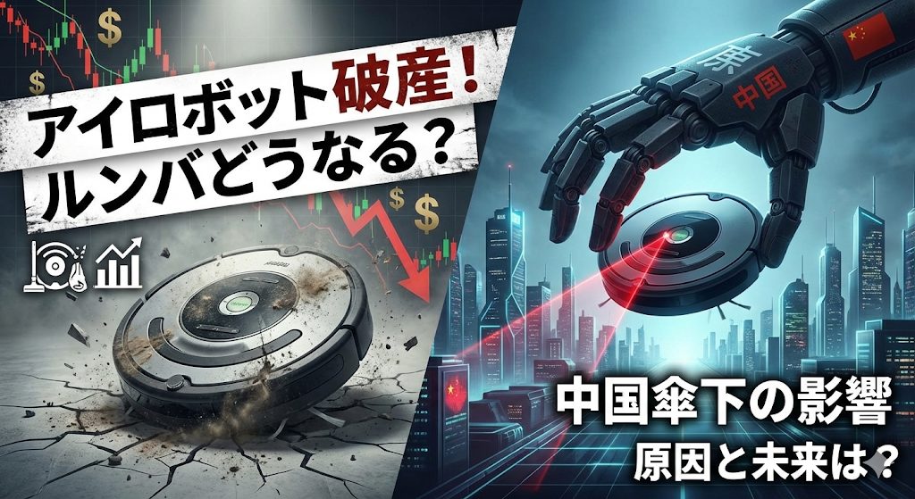 アイロボット破産！ルンバどうなる？原因と中国傘下の影響