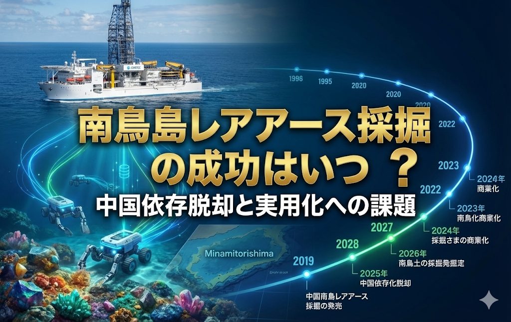 南鳥島レアアース採掘の成功はいつ？中