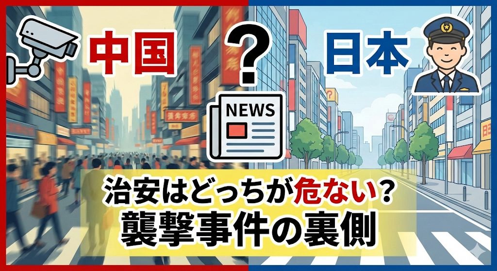 中国と日本、治安はどっちが危ない？