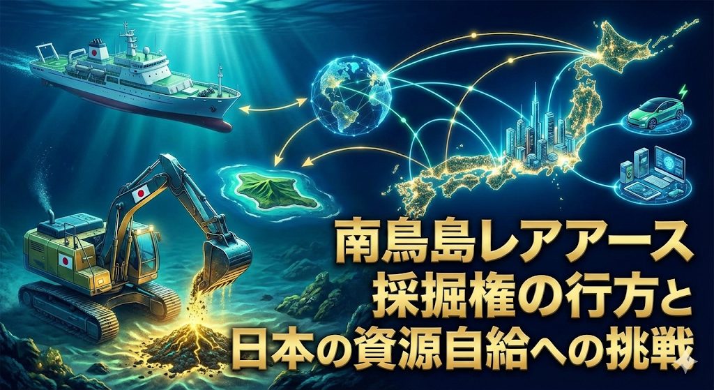 南鳥島レアアース採掘権の行方と日本の資源自給への挑戦
