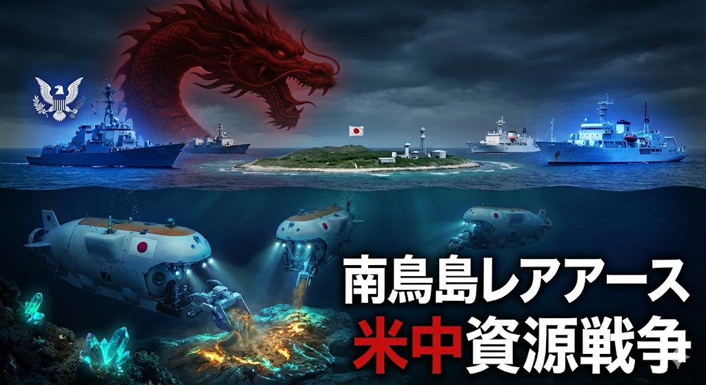 南鳥島レアアースを中国が狙う理由と採掘計画！埋蔵量や米国の関与も